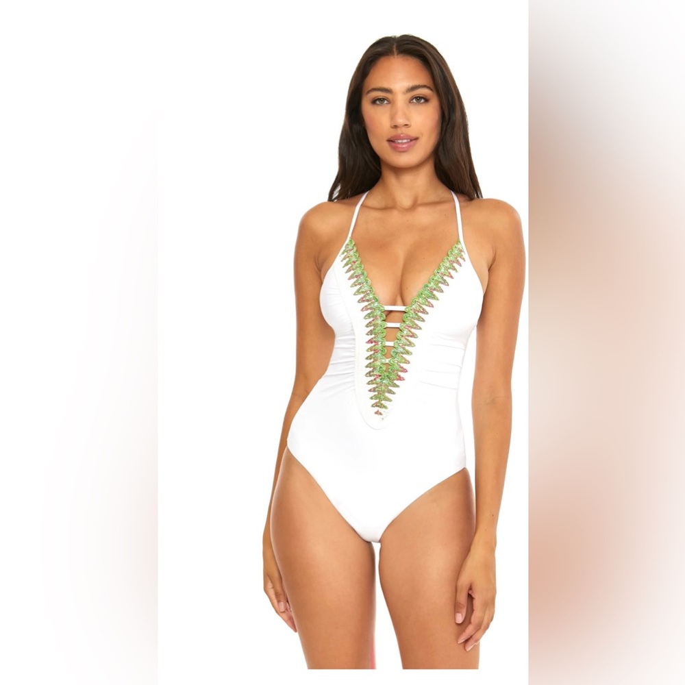 Becca by Rebecca Virtue Clare Plunge One Piece Swimsuit